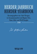 Cover: Herder-Jahrbuch /Herder Yearbook - J.B. Metzler