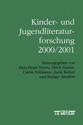 Cover: Kinder- und Jugendliteraturforschung 2000/2001 - J.B. Metzler