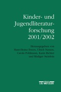Cover: Kinder- und Jugendliteraturforschung 2001/2002 - J.B. Metzler