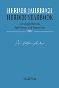 Cover: Herder Jahrbuch - Herder Yearbook 2002 - J.B. Metzler