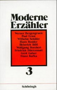 Enlarge image Cover: Moderne Erzähler / Moderne Erzähler - Brill | Schöningh