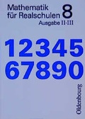 Cover: Mathematik f&uuml;r Realschulen - Oldenbourg Wissenschaftsverlag