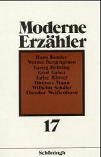 Enlarge image Cover: Moderne Erzähler / Moderne Erzähler - Brill | Schöningh