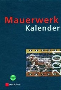 Enlarge image Cover: Mauerwerk-Kalender - Ernst & Sohn