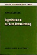 Cover: Organisation in der Lean-Unternehmung - Vandenhoeck & Ruprecht