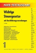 Cover: Wichtige Steuergesetze - NWB