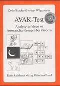 Cover: AVAK-Test mit CD-ROM (incl. Schweizerdeutscher Fassung) - Ernst Reinhardt Verlag