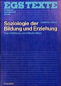 Cover: Soziologie der Bildung und Erziehung - Ehrenwirth
