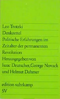 Cover: Denkzettel - Suhrkamp