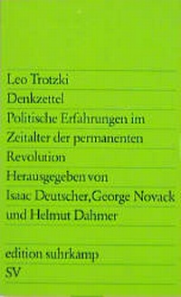 Enlarge image Cover: Denkzettel - Suhrkamp