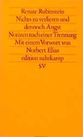 Cover: Nichts zu verlieren und dennoch Angst - Suhrkamp