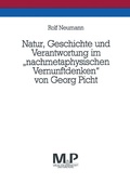 Cover: Natur, Geschichte und Verantwortung im "nachmetaphysischen Vernunftdenken" von Georg Picht - J.B. Metzler