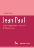 Cover: Jean Paul - J.B. Metzler
