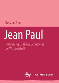 Enlarge image Cover: Jean Paul - J.B. Metzler