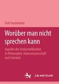 Cover: Wor&uuml;ber man nicht sprechen kann - J.B. Metzler