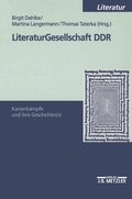 Cover: Literaturgesellschaft DDR - J.B. Metzler