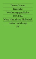 Cover: Deutsche Verfassungsgeschichte 1776-1866 - Suhrkamp