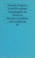 Cover: Moderne Deutsche Geschichte (MDG) - Suhrkamp