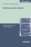 Cover: Kontinuum der Zeichen - J.B. Metzler