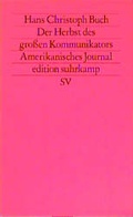 Cover: New York, Herbst 1984 - Suhrkamp