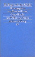 Cover: Die Frage nach dem Subjekt - Suhrkamp