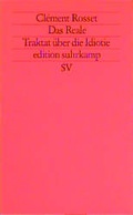 Cover: Das Reale - Suhrkamp