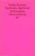 Cover: Epiphanien, abgeblendet - Suhrkamp