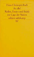 Cover: An alle - Suhrkamp