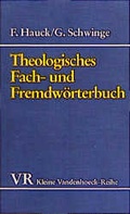 Cover: Theologisches Fach- und Fremdw&ouml;rterbuch - Vandenhoeck & Ruprecht