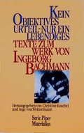Cover: Kein objektives Urteil - Nur ein lebendiges - Piper