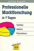 Cover: Professionelle Marktforschung - mvg
