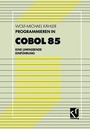 Cover: Programmieren in Cobol 85 - Vieweg & Teubner