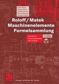 Bild vergrößern Bild: Roloff/Matek Maschinenelemente Formelsammlung - Vieweg+Teubner Verlag