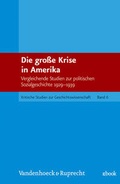 Cover: Die gro&szlig;e Krise in Amerika - Vandenhoeck & Ruprecht