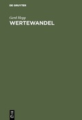 Cover: Wertewandel - De Gruyter Oldenbourg