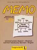 Cover: Memo. Wortschatz- und Fertigkeitstraining f&uuml;r das Zertifikat Deutsch als Fremdsprache / Lernwortschatz - Langenscheidt