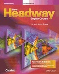 Cover: New Headway English Course. First Edition / Elementary - German Edition - Student's Book mit zweisprachiger Vokabelliste mit Class CDs - Cornelsen Verlag GmbH