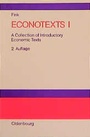 Cover: Econotexts I - Oldenbourg Wissenschaftsverlag