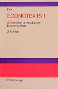 Cover: Econotexts I - Oldenbourg Wissenschaftsverlag