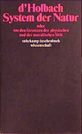 Cover: System der Natur oder von den Gesetzen der physischen und der moralischen Welt - Suhrkamp