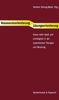 Cover: Ressourcenorientierung - L&ouml;sungsorientierung - Vandenhoeck & Ruprecht