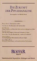Cover: Die Zukunft der Psychoanalyse - Vandenhoeck & Ruprecht