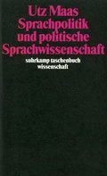 Cover: Sprachpolitik und politische Sprachwissenschaft - Suhrkamp