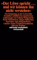 Cover: Der L&ouml;we spricht... und wir k&ouml;nnen ihn nicht verstehen - Suhrkamp