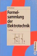 Cover: Formelsammlung der Elektrotechnik - Oldenbourg Wissenschaftsverlag