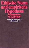 Cover: Ethische Norm und empirische Hypothese - Suhrkamp