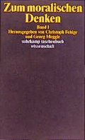Cover: Moralisches Denken - Suhrkamp