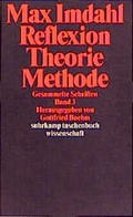Cover: Gesammelte Schriften / Reflexion - Theorie - Methode - Suhrkamp