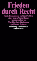 Cover: Frieden durch Recht - Suhrkamp