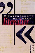 Cover: Zitatenschatz der Weltliteratur - Rowohlt Taschenbuch
